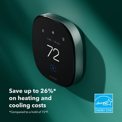 ecobee Premium Smart Programmable Touch-Screen Thermostat with Siri, Alexa, Apple HomeKit and Google Assistant - Black WORLDWIDE DELIVERY