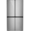 Café - 22.9 Cu. Ft. 4-Door French Door Counter-Depth Smart Refrigerator with Dual-Dispense AutoFill Pitcher - Platinum Glass-Front_Standard