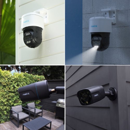 Reolink 8 - Channel, 4 - Bullet 1 - Pan Tilt Auto Track Camera Indoor/Outdoor 4K 8MP PoE 2TB NVR Security Surveillance System - Black HOW TO BUY