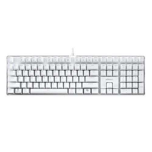 Adesso Multi-OS Illuminated Mechanical Keyboard With CoPilot AI Hotkey - White BUY ONLINE
