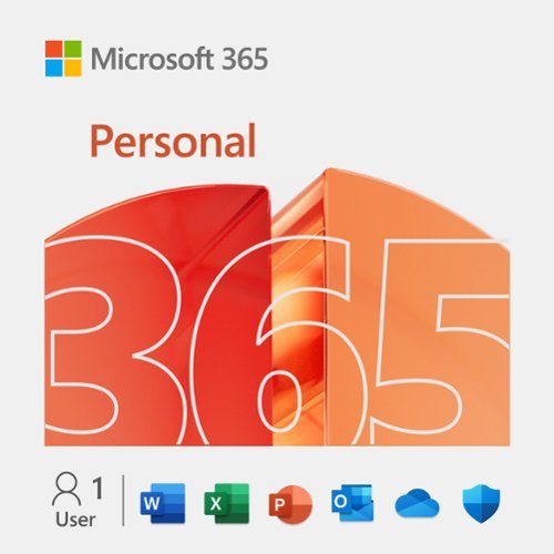 Microsoft - Office 365 Personal (1 Person) (12-Month Subscription) - Activation Required - Windows, Mac OS, Apple iOS, Android [Digital]-Front_Standard 