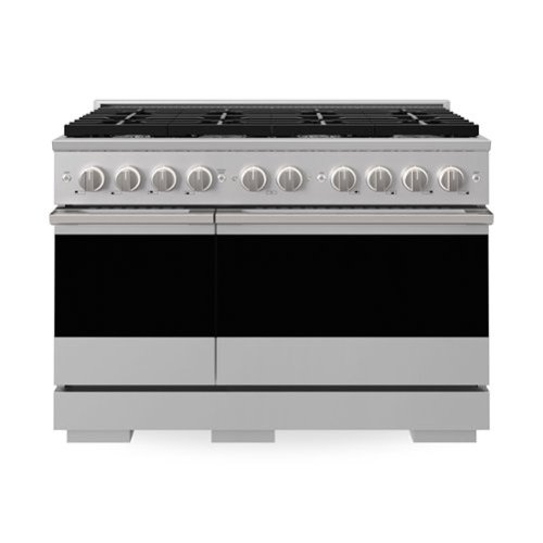 ZLINE - 48 in. 6.7 cu. ft. Marino Freestanding Gas Range with 8 Burner Cooktop and Convection Gas Oven in Stainless Steel - Stainless Steel