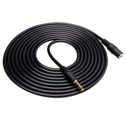 MOVO - MC10 3.5mm TRS Female to Male Extension Cable - 10ft-Front_Standard 