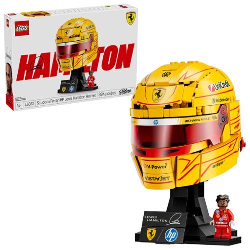 LEGO - Editions Scuderia Ferrari HP Lewis Hamilton Helmet 43022-Front_Standard 