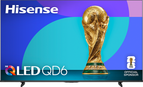Hisense - 75" Class QD6 Series Hi-QLED 4K UHD HDR Smart Fire TV (2025)-Front_Standard 