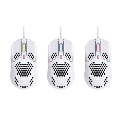 HyperX Pulsefire Haste Lightweight Wired Optical Gaming Mouse with RGB Lighting - Wired - White/Pink HOW TO BUY