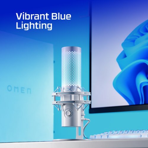 HyperX QuadCast 2 Wired Multi-Pattern USB Electret Condenser Microphone - Frost/Blue HOW TO BUY