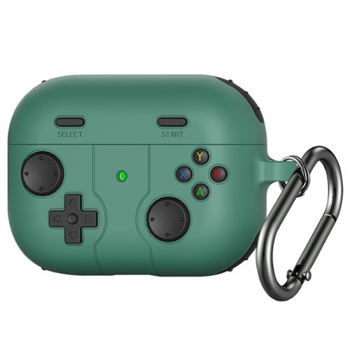 SaharaCase - Apple Airpods Pro 3 Silicone Case | Shock Absorbing | Premium Clip | Inspire Series - Cactus Green-Front_Standard 