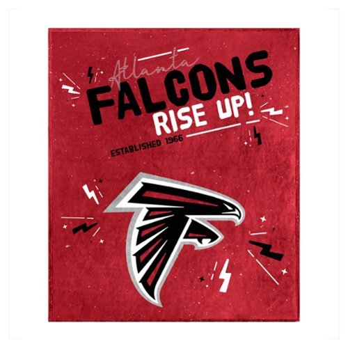 Logo Brands - Atlanta Falcons 60" x 70" Plush Throw Blanket - Multicolor-Front_Standard 