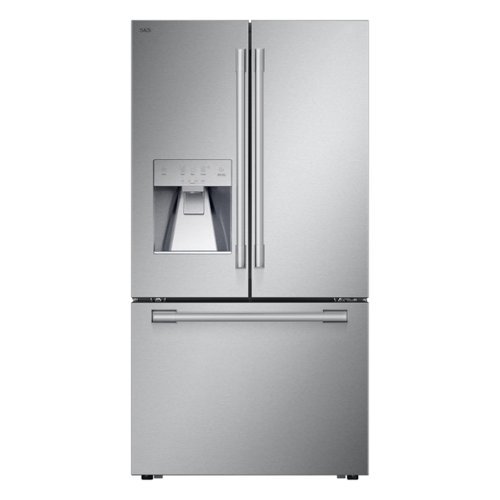 SKS - 36-inch 25.5 Cu. Ft. Smart Counter-Depth French Door Bottom Freezer Refrigerator with Craft Ice - Stainless Steel