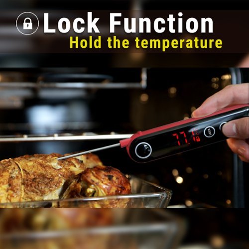 ThermoPro Fast Digital Instant Read Meat Thermometer - Red HOW TO BUY