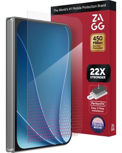 ZAGG - XTR6 Screen Protector with Blue Light Filter for Apple iPhone Duo - Clear