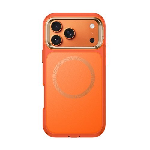 i-Blason - Ares Flip Case for iPhone 17 Pro Max – MagSafe, Kickstand, Screen Protector, Drop Protection - Coral-Front_Standard 