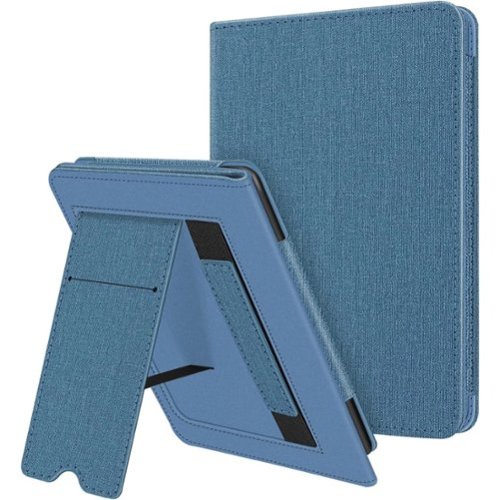 Kitcheniva - PU Leather Stand Case For 6 Inch All New Kindle 11th Gen 2024 2022 - Twilight Blue-Front_Standard 