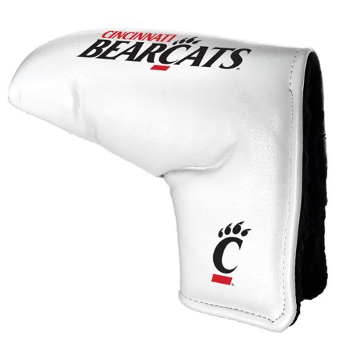 Team Golf - Cincinnati Bearcats Tour Blade Putter Cover - White-Front_Standard 