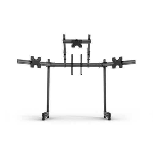 Next Level Racing Elite Freestanding Quad Monitor Stand, Carbon Grey - Black
