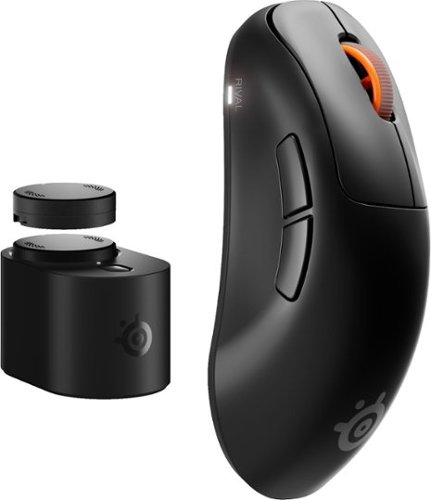 SteelSeries - Rival Pro Mini Wireless Optical Ergonomic Gaming Mouse with 8K Polling – Ultra-Wideband/RF for PC - Wireless - Black