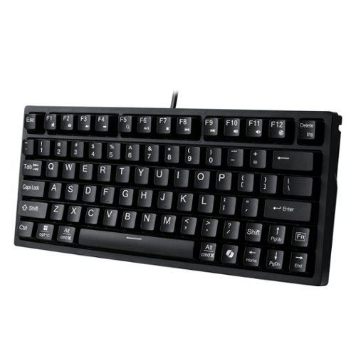 Adesso Multi-OS Mechanical Compact Keyboard With CoPilot AI Hotkey - Black WORLDWIDE DELIVERY