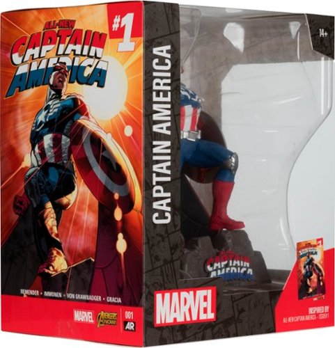 McFarlane Toys Marvel Captain America 1:10th Scale Collectible with Scene (All-New Captain America #1) WHERE TO BUY