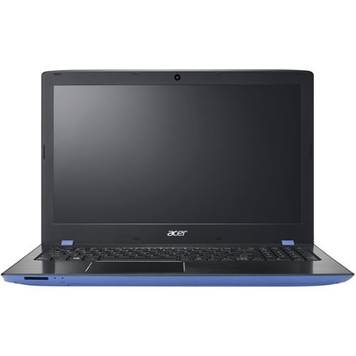 Acer - Aspire E 15 15.6" Laptop - AMD A6-Series - 8GB Memory - AMD Radeon R4 - 1TB Hard Drive - Black, indigo blue-Front_Standard 