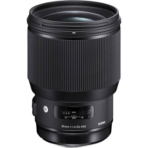 Sigma - Art 85mm F1.4 DG HSM | A Standard Prime Lens for Nikon DSLRs - Black
