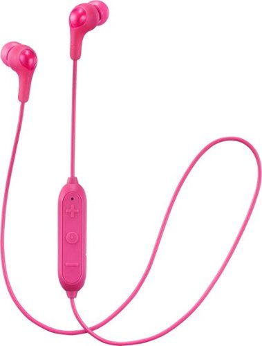 JVC - HA FX9BT Gumy Wireless In-Ear Headphones (iOS) - Pink