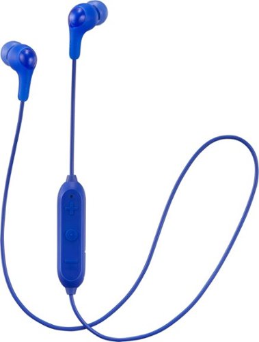 JVC - HA FX9BT Gumy Wireless In-Ear Headphones (iOS) - Blue-Angle_Standard 