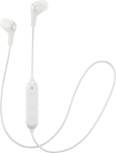 JVC - HA FX9BT Gumy Wireless In-Ear Headphones (iOS) - White