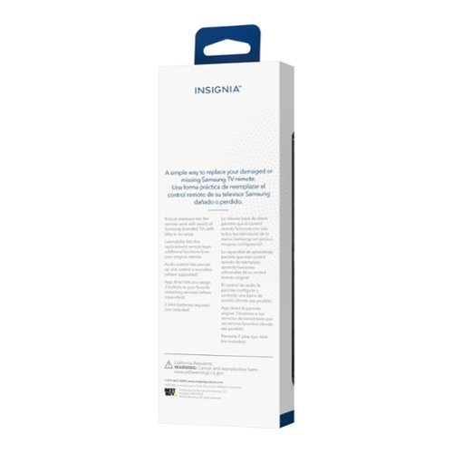 Insignia™ Replacement Remote for Samsung TVs - Black SHOP ONLINE