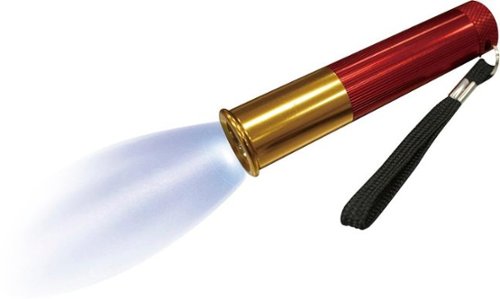  Samsonico USA - Shotgun Shell LED Flashlights (3-Pack) - Red/Gold