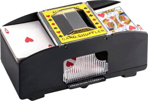  Samsonico USA - Automatic Card Shuffler - Black and Yellow