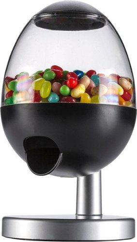  Samsonico USA - Touch-Activated Candy Dispenser - Clear/Black/Silver