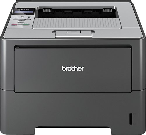  Brother - HL-6180DW Wireless Black-and-White Printer - Black