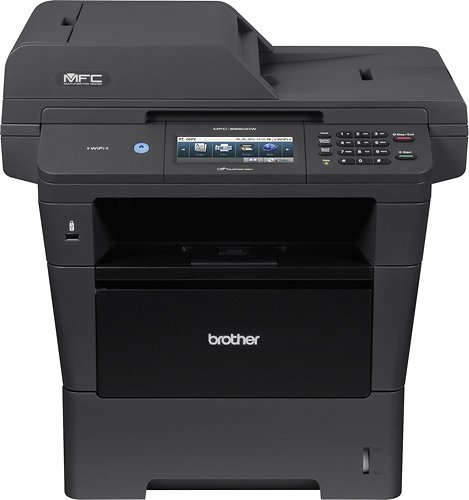  Brother - MFC-8950DW Wireless Black-and-White All-In-One Printer - Black