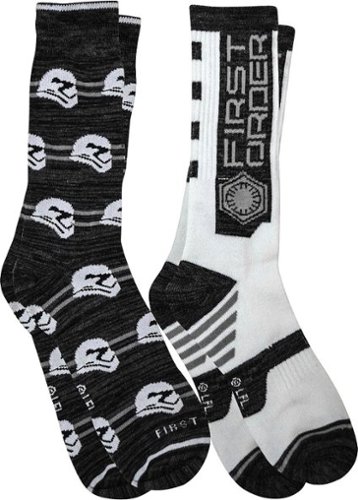  Star Wars - Storm Troopers Athletic Socks (2-Pack) - Black/White