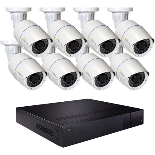 Q-See - 32-Channel, 8-Camera Indoor/Outdoor Wired 4MP 3TB NVR Surveillance System-Front_Standard 