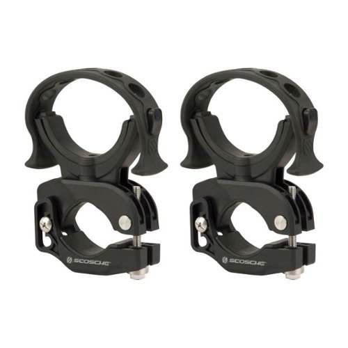 Scosche - Universal Fire Extinguisher & BoomBottle Mount (2-Pack) - Black-Front_Standard 