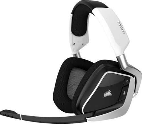  CORSAIR - VOID PRO RGB Wireless Dolby 7.1-Channel Surround Sound Gaming Headset for PC - White