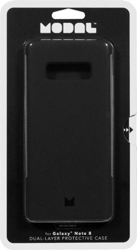  Modal™ - Hard Shell Case for Samsung Galaxy Note8 Cell Phones - Black/Gray