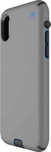  Speck - Presidio SPORT Case for Apple® iPhone® X and XS - Gray/cobalt blue