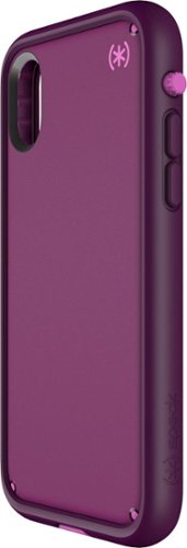  Speck - Presidio ULTRA Case for Apple® iPhone® X and XS - Eggplant/hibiscus/mangosteen