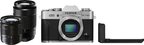  Fujifilm - X Series X-T20 Mirrorless Camera with 16-50mm and 50-230mm Lenses - Silver