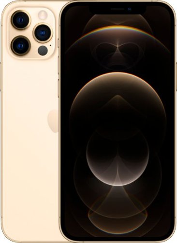 Apple - iPhone 12 Pro 5G 512GB - Gold (AT&T)-Front_Standard 