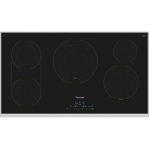 Thermador - Masterpiece Series 36" Built-In Electric Cooktop with 5 elements - Black