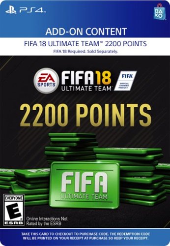  FIFA 18 2200 Ultimate Team Points - PlayStation 4 [Digital]