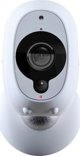 Swann - Smart Indoor/Outdoor 1080p Full HD Wi-Fi Wire-Free Security Camera - White-Front_Standard 