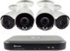 Swann - 4980 PRO SERIES HD 8-Channel, 4-Camera Indoor/Outdoor Wired 2TB DVR Surveillance System-Front_Standard