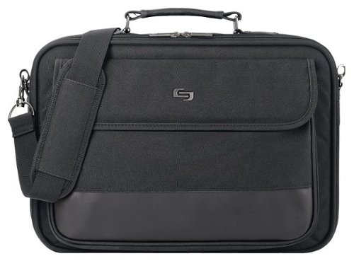 Solo New York - Classic Laptop Brief for 15.6" Laptop - Black-Front_Standard 