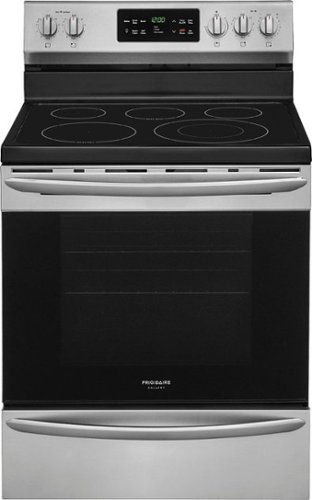  Frigidaire - Gallery 5.4 Cu. Ft. Self-Cleaning Freestanding Electric Convection Range