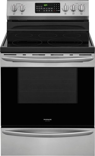 Frigidaire - Gallery 5.7 Cu. Ft. Self-Cleaning Freestanding Electric Convection Range-Front_Standard 